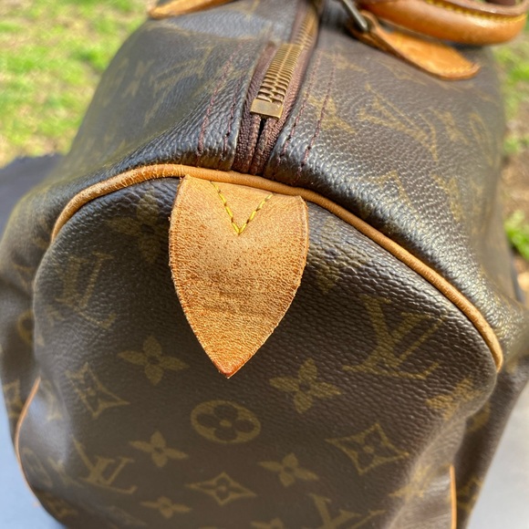 Louis Vuitton monogram speedy 40 satchel bag - Picture 7 of 8